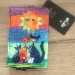Colorful Cat Sun Women's Wallet - Multi